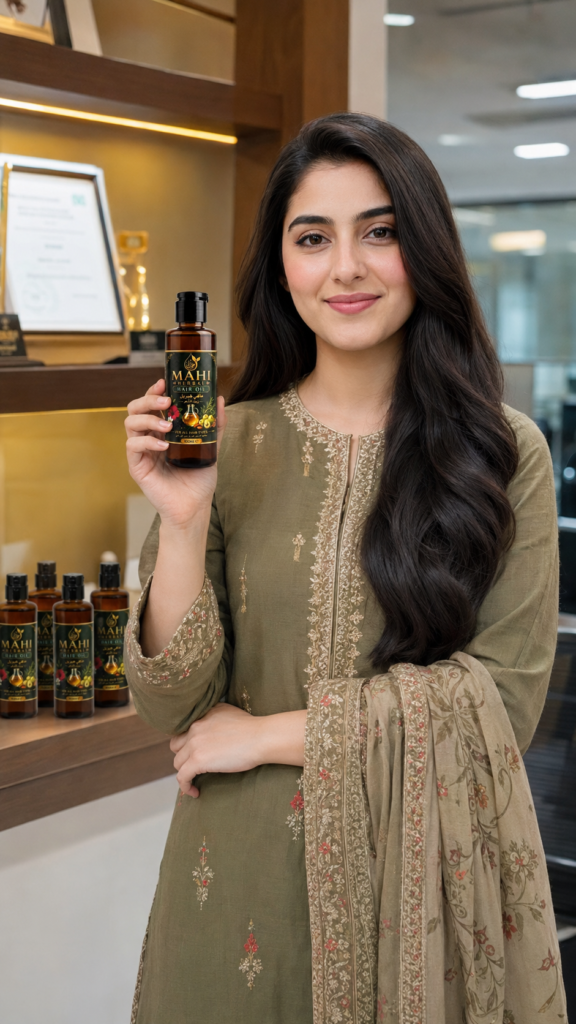 Herbal hair oil in Pakistan - Mahi Herbal Hair Oil